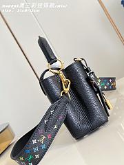 Fortok Louis Vuitton Capucines Mini bag in Black 21 x 8 x 13cm - 6