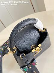 Fortok Louis Vuitton Capucines Mini bag in Black 21 x 8 x 13cm - 5