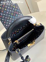 Fortok Louis Vuitton Capucines Mini bag in Black 27 x 9 x 17cm - 5