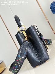 Fortok Louis Vuitton Capucines Mini bag in Black 27 x 9 x 17cm - 2