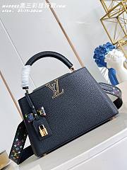 Fortok Louis Vuitton Capucines Mini bag in Black 31 x 20 x 11cm - 6