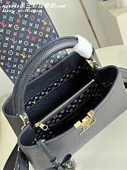 Fortok Louis Vuitton Capucines Mini bag in Black 31 x 20 x 11cm - 4