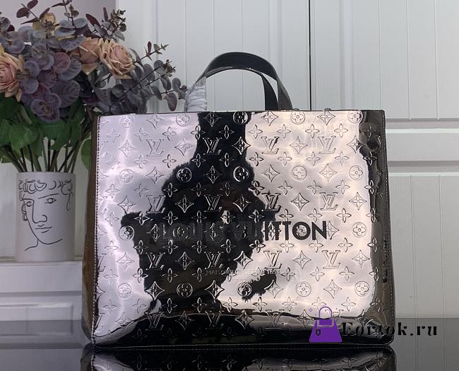 Fortok Louis Vuitton Shopper Tote Monogram Mirror 32 x 16 x 40 cm - 1