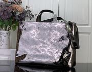 Fortok Louis Vuitton Shopper Tote Monogram Mirror 32 x 16 x 40 cm - 5