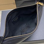 Fortok Saint Laurent Amalia 26ss Hobo Bag Leather Black 19x13x10cm - 4