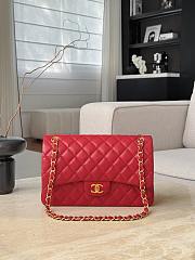 Fortok Chanel Flap Bag CF30 Red 30cm - 1