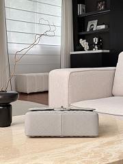 Fortok Chanel Flap Bag CF30 Light Grey 30cm - 4