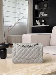 Fortok Chanel Flap Bag CF30 Light Grey 30cm - 2