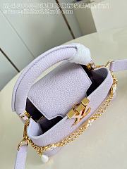 Fortok Louis Vuitton Capucines East-West Pink 12 x 8 x 22cm - 5