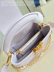 Fortok Louis Vuitton Capucines East-West Pink 12 x 8 x 22cm - 3