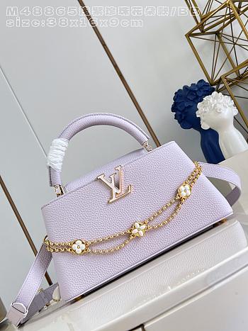 Fortok Louis Vuitton Capucines East-West Pink 30x16.5x9cm