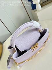Fortok Louis Vuitton Capucines East-West Pink 30x16.5x9cm - 4