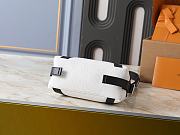 Fortok Louis Vuitton Biker Nano White 23x10x10 cm - 4