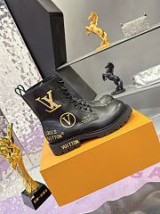 Fortok Louis Vuitton LV Ranger boots Leather Black - 6