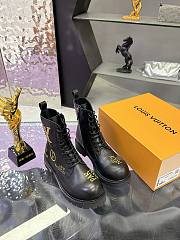 Fortok Louis Vuitton LV Ranger boots Leather Black - 5