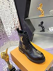 Fortok Louis Vuitton LV Ranger boots Leather Black - 2
