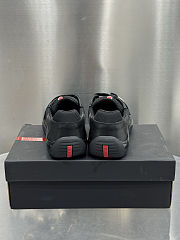 Fortok Prada America's Cup touch-strap sneakers Leather Black - 5