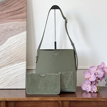 Fortok Louis Vuitton Verso Hobo bag in Olive Grey 33x15.5x30cm