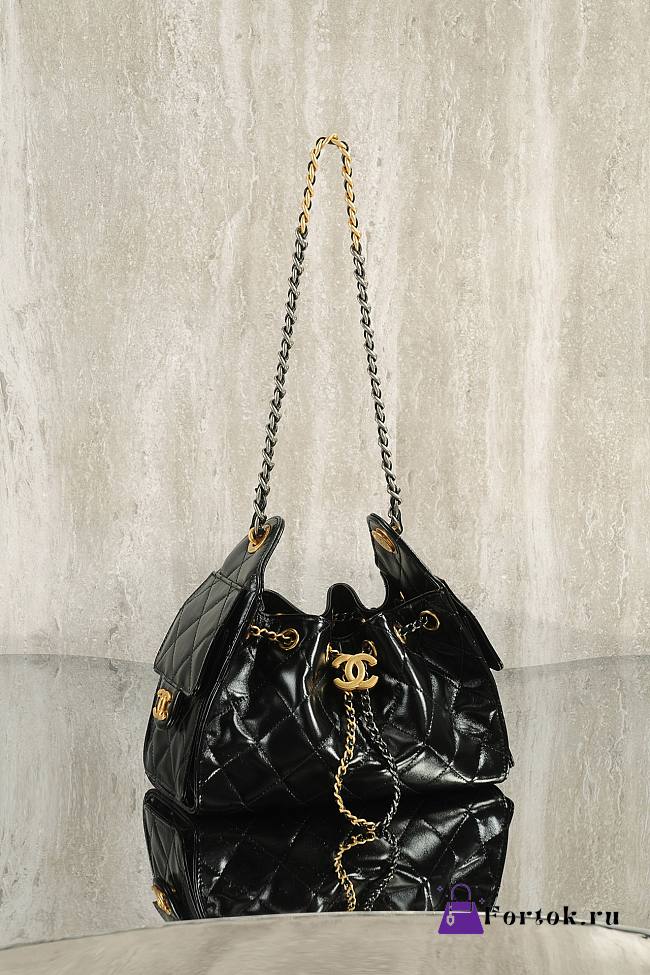 Fortok Chanel hobo 25 Mini Black 20x22x12.5cm - 1