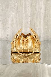 Fortok Chanel hobo 25 Mini Gold 20x22x12.5cm  - 2