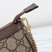 Fortok Gucci Ophidia mini bag in GG Supreme canvas 19x10x3cm - 2
