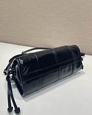Fortok Prada Bonnie leather handbag Black 23.5x12x9cm - 6