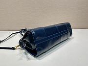 Fortok Prada Bonnie leather handbag Blue 32x15.5x12cm - 3