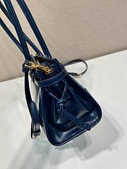 Fortok Prada Bonnie leather handbag Blue 32x15.5x12cm - 5