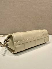 Fortok Prada Bonnie leather handbag Beige 32x15.5x12cm - 4
