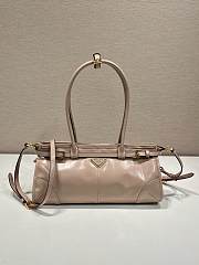 Fortok Prada Bonnie leather handbag Brown 32x15.5x12cm - 1