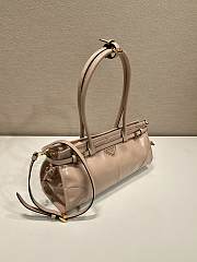 Fortok Prada Bonnie leather handbag Brown 32x15.5x12cm - 5