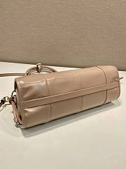 Fortok Prada Bonnie leather handbag Brown 32x15.5x12cm - 4