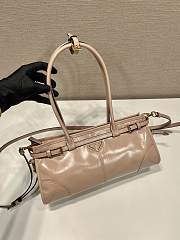 Fortok Prada Bonnie leather handbag Brown 32x15.5x12cm - 3