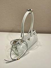 Fortok Prada Bonnie leather handbag White 32x15.5x12cm - 5