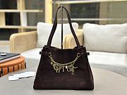 Fortok Chloé Charms hobo bag Chocolate brown suede 34 x 25 x 17cm - 1