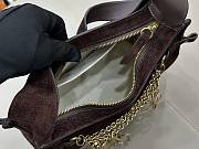 Fortok Chloé Charms hobo bag Chocolate brown suede 28.5 x 18 x 10cm - 6