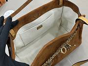Fortok Chloé Charms hobo bag brown suede 34 x 25 x 17cm - 2