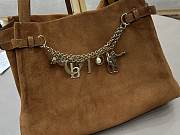 Fortok Chloé Charms hobo bag brown suede 34 x 25 x 17cm - 4