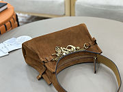 Fortok Chloé Charms hobo bag brown suede 28.5 x 18 x 10cm - 3