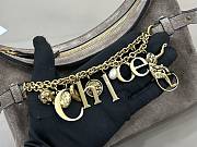 Fortok Chloé Charms hobo bag Grey suede 28.5 x 18 x 10cm - 6