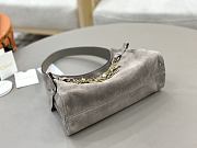 Fortok Chloé Charms hobo bag Grey suede 28.5 x 18 x 10cm - 3