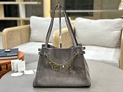 Fortok Chloé Charms hobo bag Grey suede 34 x 25 x 17cm - 1