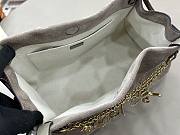 Fortok Chloé Charms hobo bag Grey suede 34 x 25 x 17cm - 6