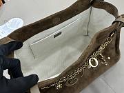 Fortok Chloé Charms hobo bag Dark Brown suede 34 x 25 x 17cm - 3