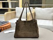 Fortok Chloé Charms hobo bag Dark Brown suede 34 x 25 x 17cm - 4