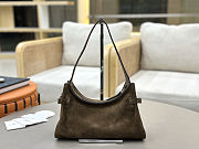 Fortok Chloé Charms hobo bag Dark Brown suede 28.5 x 18 x 10cm - 5