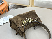 Fortok Chloé Charms hobo bag Dark Brown suede 28.5 x 18 x 10cm - 2