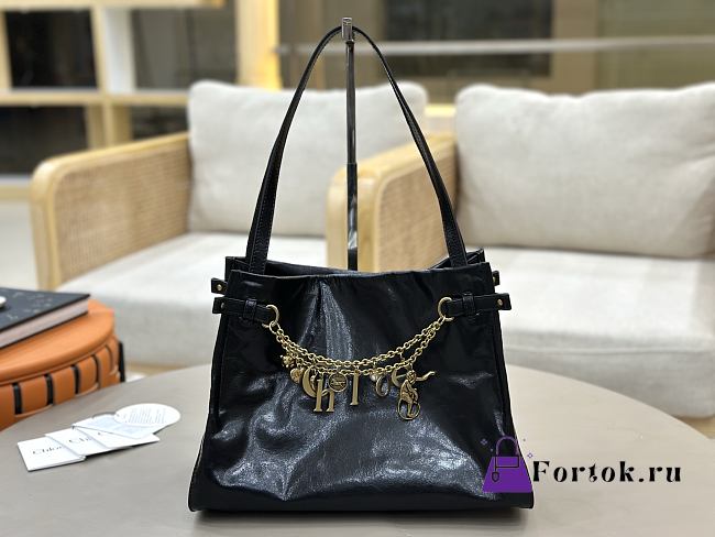 Fortok Chloé Charms hobo bag Leather Black 34 x 25 x 17cm - 1