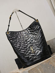 Fortok Saint Laurent Niki supple bucket bag Leather Black 33×16×40cm - 4