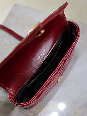 Fortok Saint Laurent College Mini chain bag Red 20×13×3cm - 6